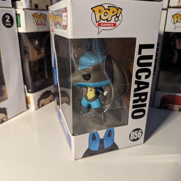 Funko Pop! Lucario Games Pokémon 856 - Picture 2 of 3